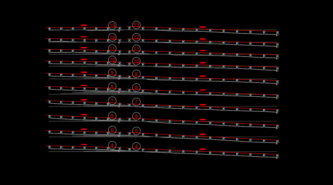 平單軸立柱自動調(diào)節(jié)并生成場平方案
