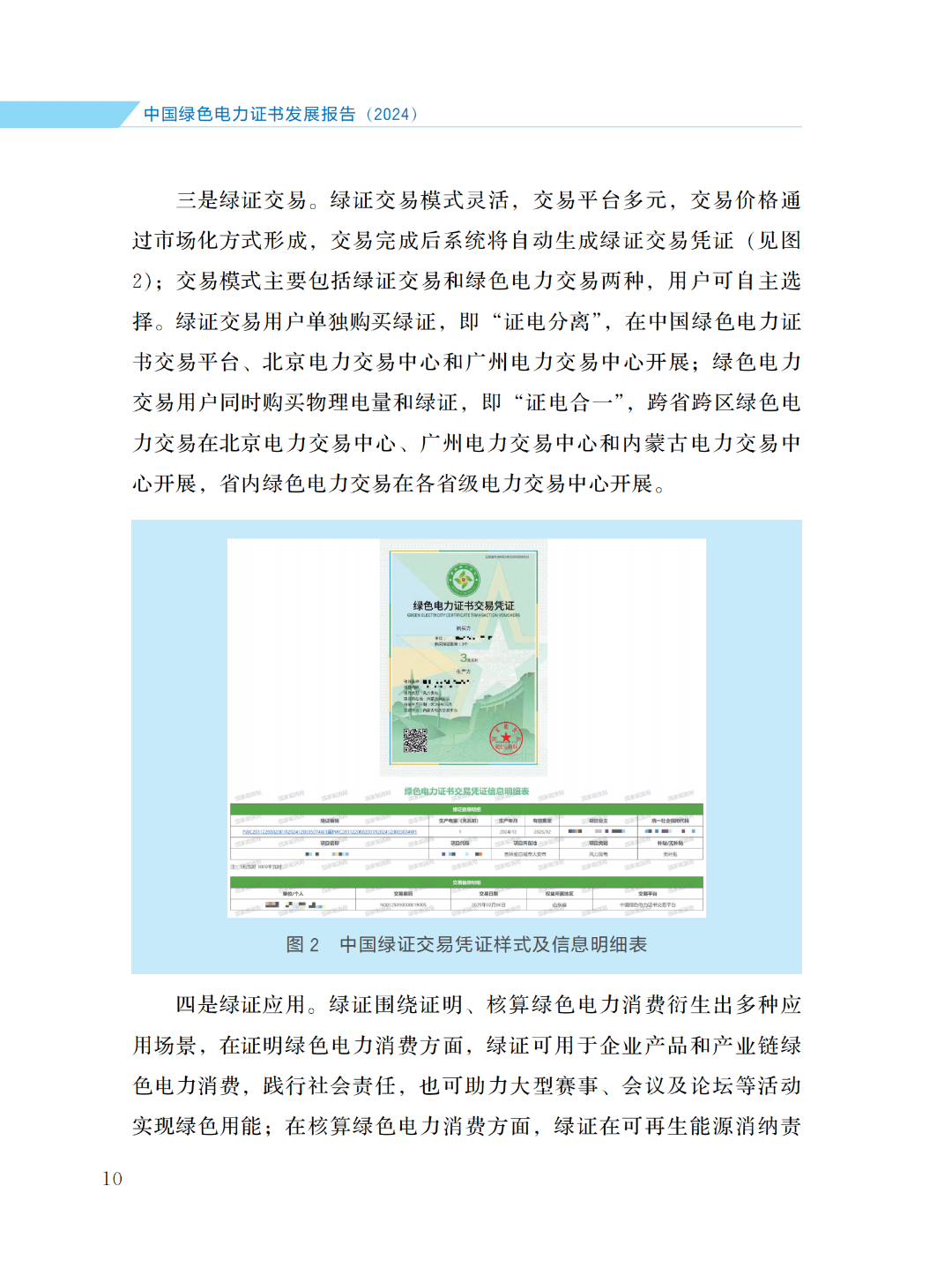 國家能源局 | 《中國綠色電力證書發(fā)展報告（2024）》