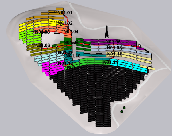 山地光伏項(xiàng)目不同逆變器小時(shí)出力對(duì)比分析