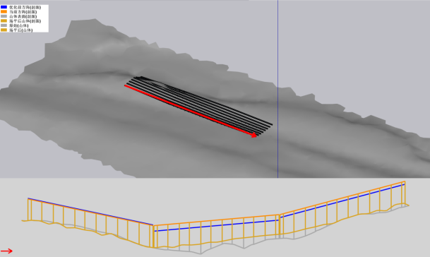 平單軸支架不同場平方案比較