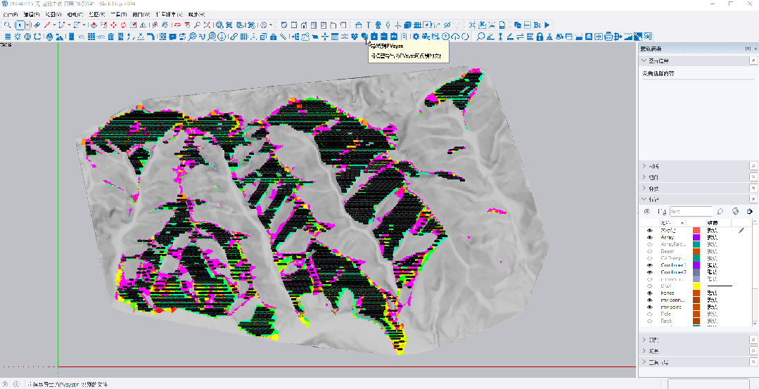 自動簡化山體，提高PVsyst地形導入速度