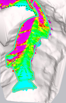 山脊狹長區(qū)域方陣布置探討